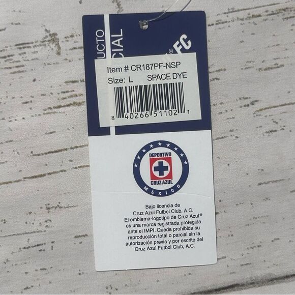 Cruz Azul Mens Soccer Training Jersey Gray Size Large - Picture 4 of 7